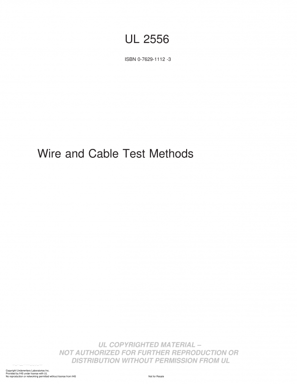 UL 2556 PDF UL 2556 PDF